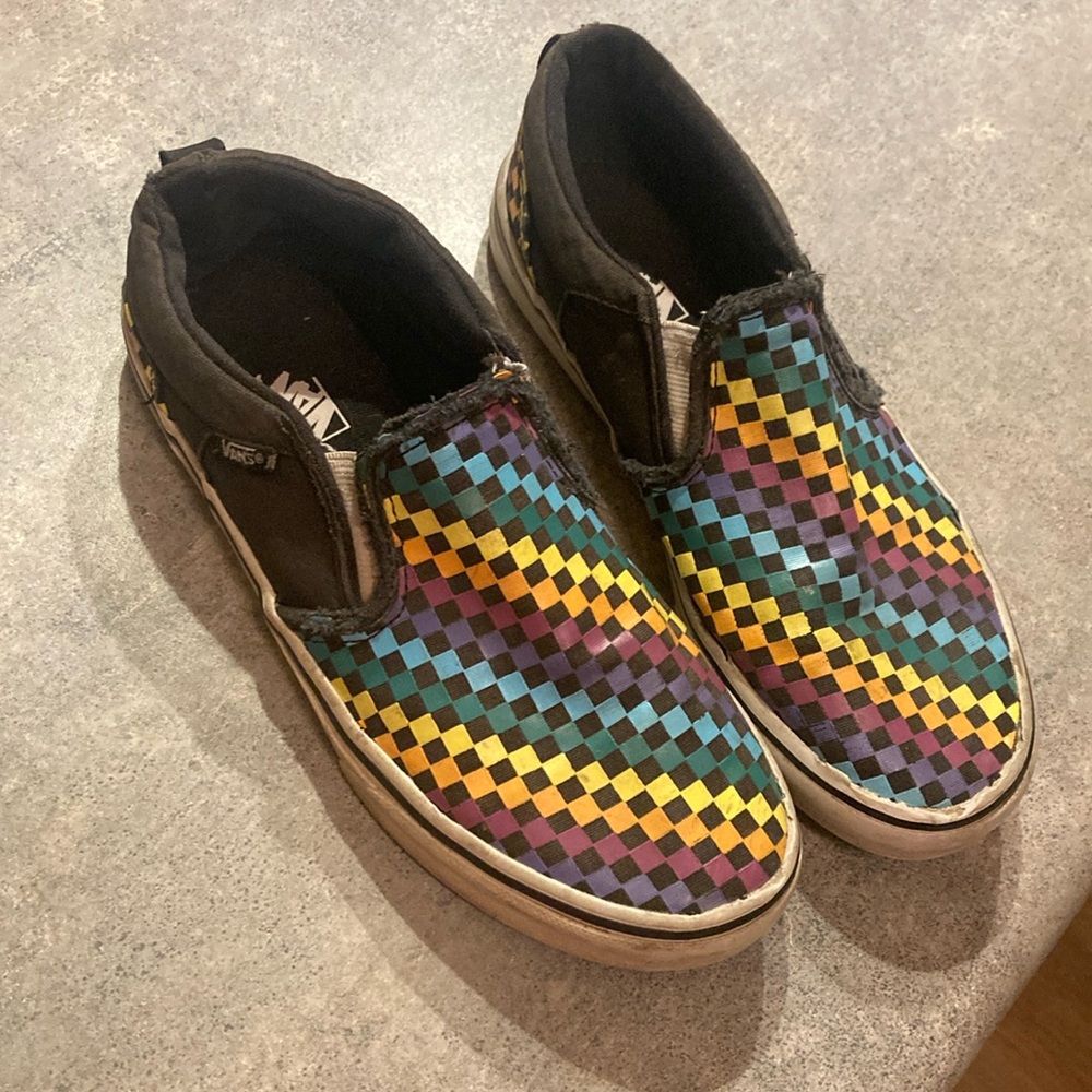 Vans Youth 5.0 girls  vans sneakers multicolored checkered